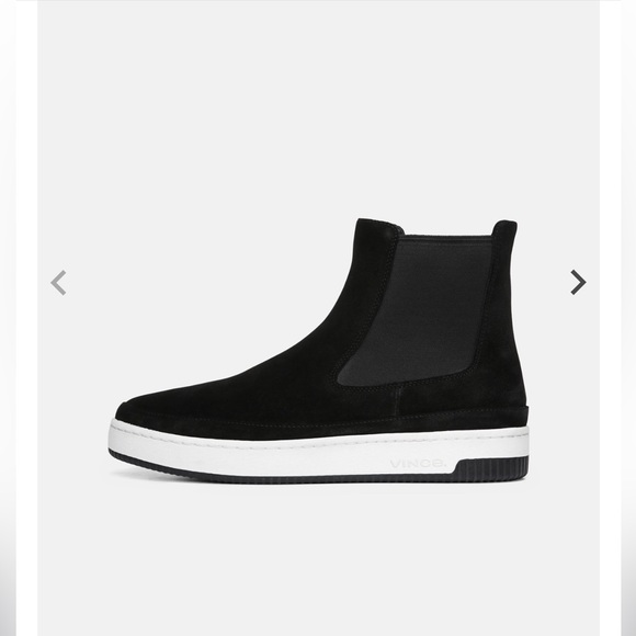 Vince Rhys Pull On Boot suede Black in size 9M - Picture 2 of 12